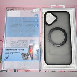 Arvait Black Phone Case for iPhone 16 Plus (NWT)